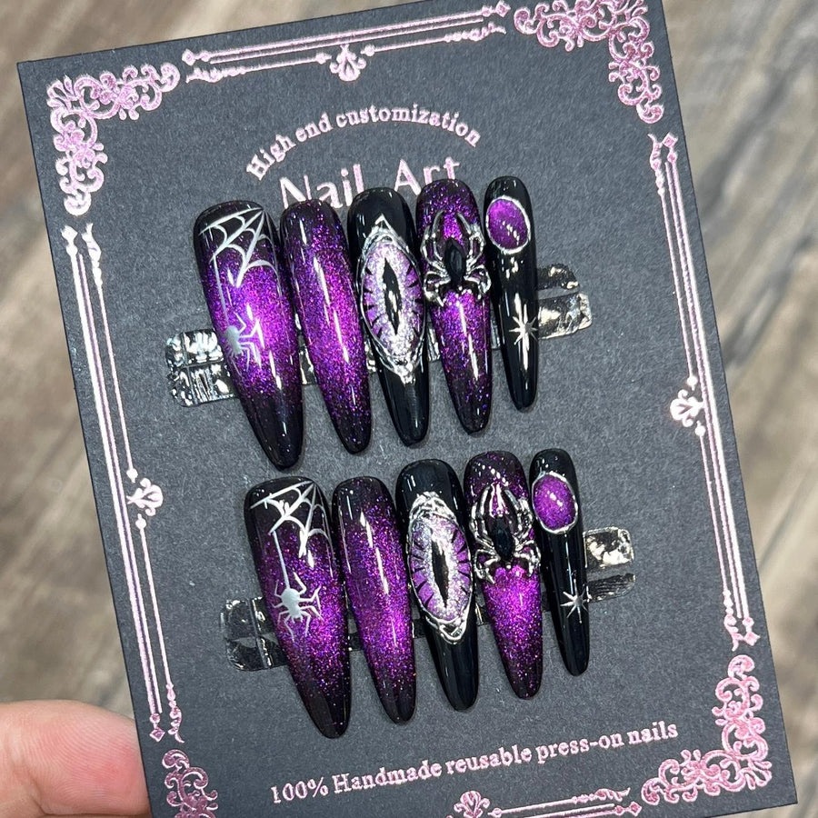 RareGoddess Handcrafted Press-On Nails 1164