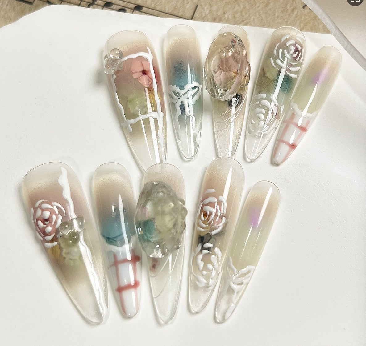 RareGoddess Handcrafted Press-On Nails 26-20