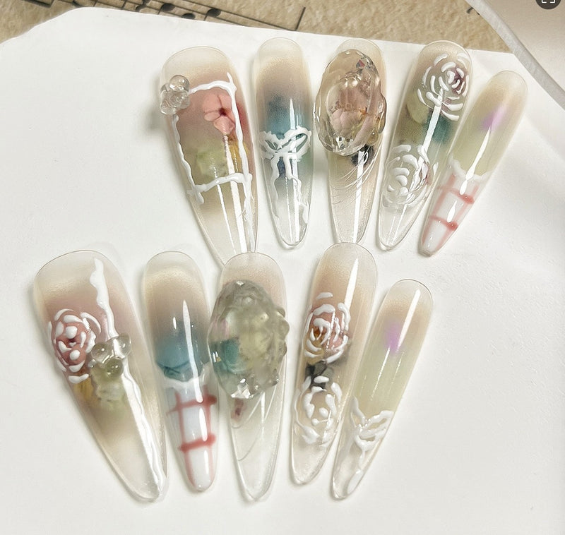 RareGoddess Handcrafted Press-On Nails 26-20