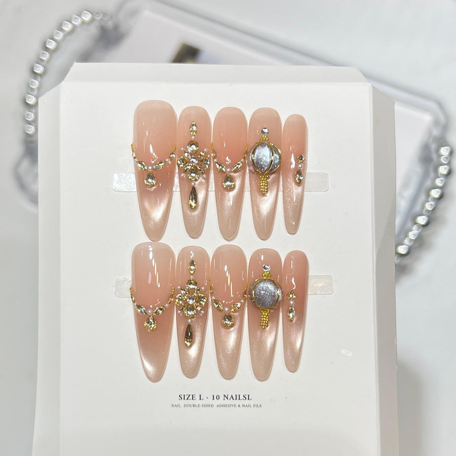 RareGoddess Handcrafted Press-On Nails E1330