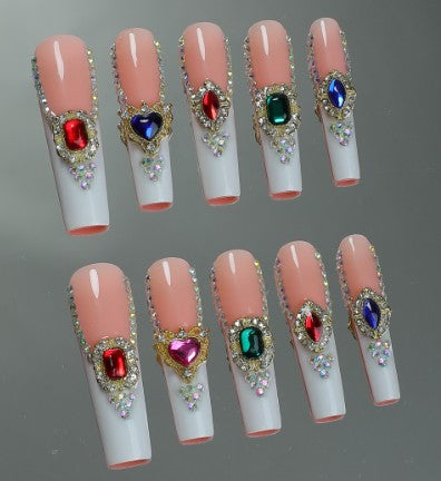 RareGoddess Handcrafted Press-On Nails SGJ-A3-0004