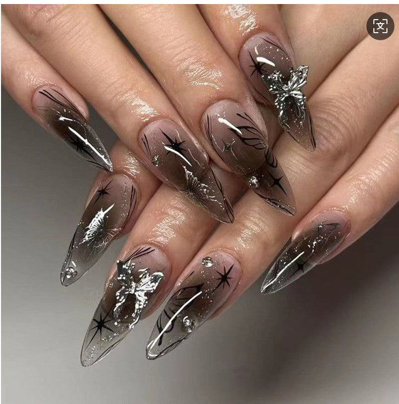 RareGoddess Handcrafted Press-On Nails 20-107LYDZ