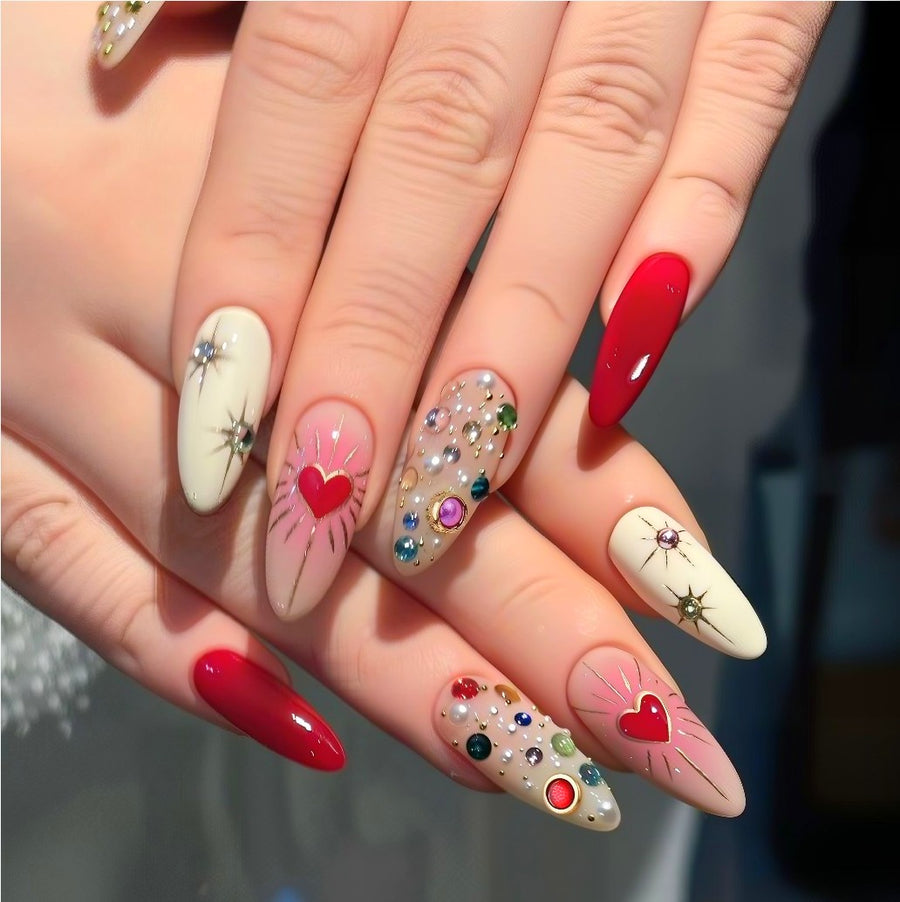 RareGoddess Handcrafted Press-On Nails JP20-230LYDZ