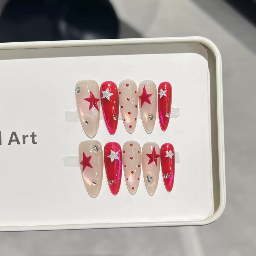 RareGoddess Handcrafted Press-On Nails DRS-15