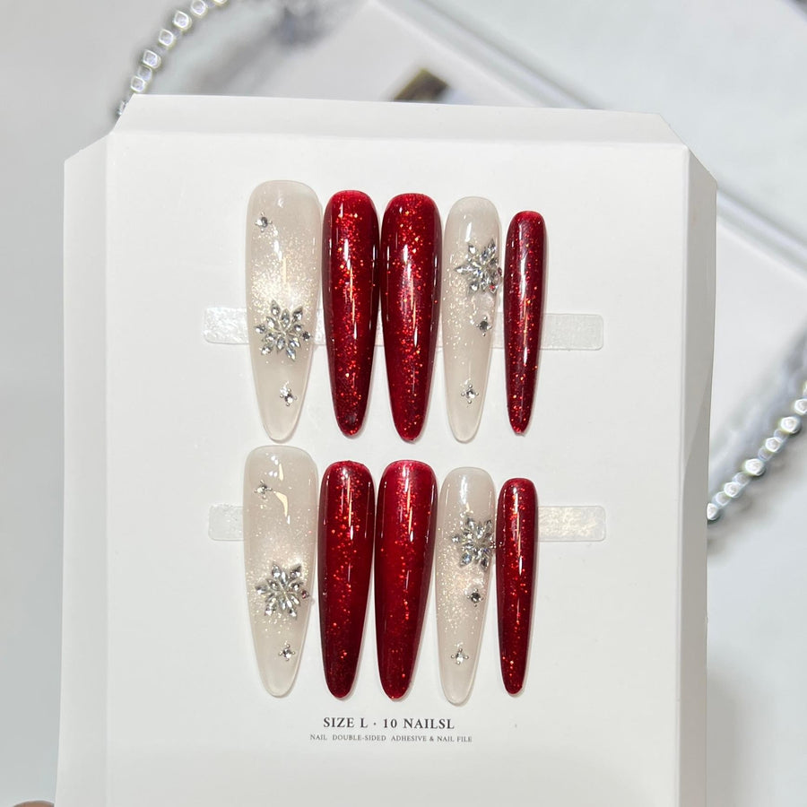 RareGoddess Handcrafted Press-On Nails 1328-C