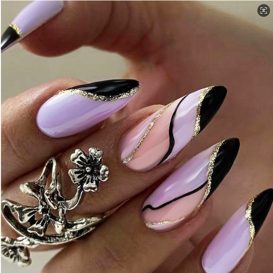 RareGoddess Handcrafted Press-On Nails CDJ-20-22