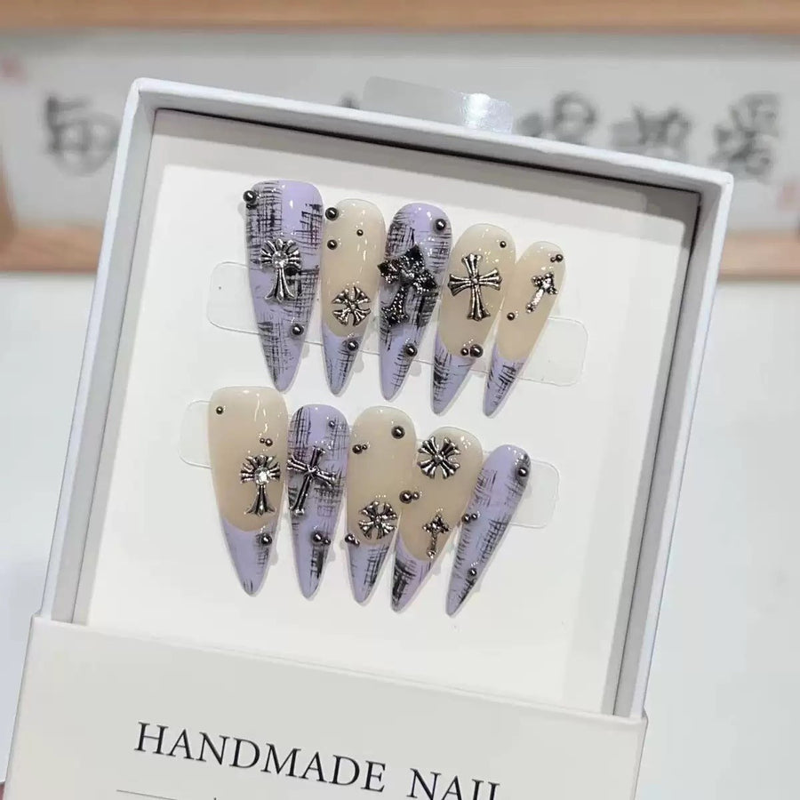 RareGoddess Handcrafted Press-On Nails DRS-24