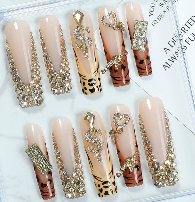 RareGoddess Handcrafted Press-On Nails SGJ-A3-0007