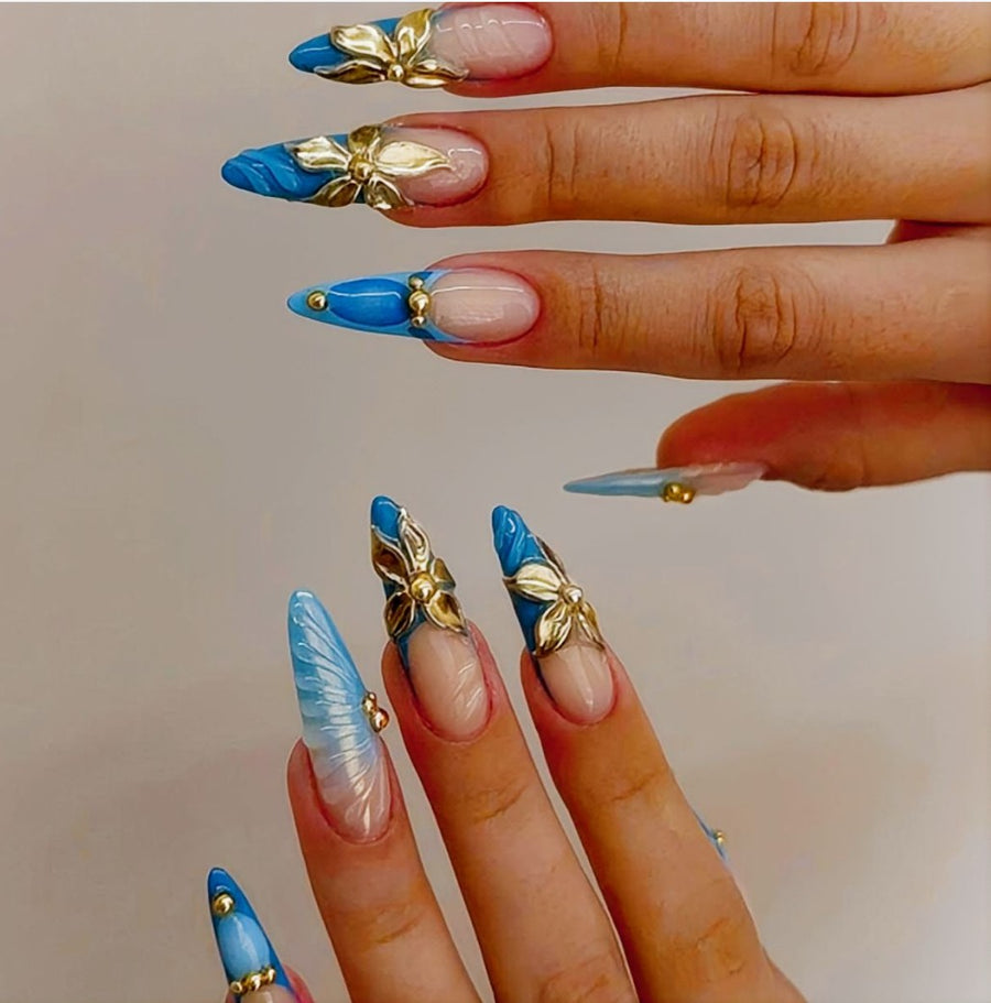 RareGoddess Handcrafted Press-On Nails JP15-12LYDZ