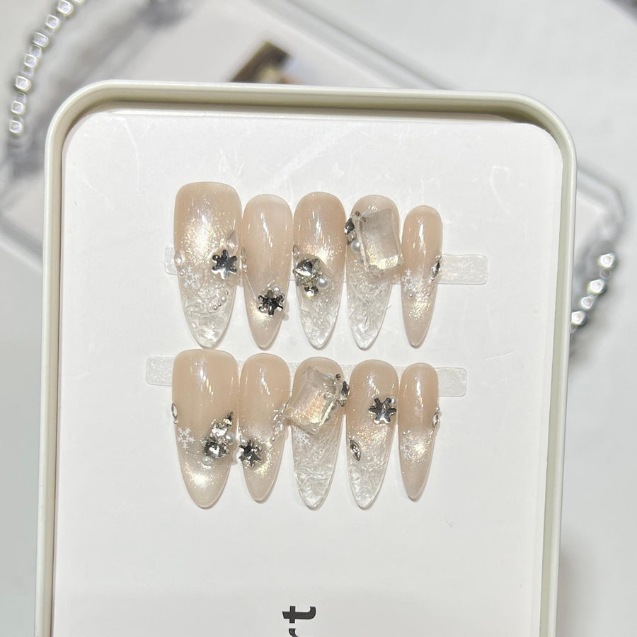 RareGoddess Handcrafted Press-On Nails E1325